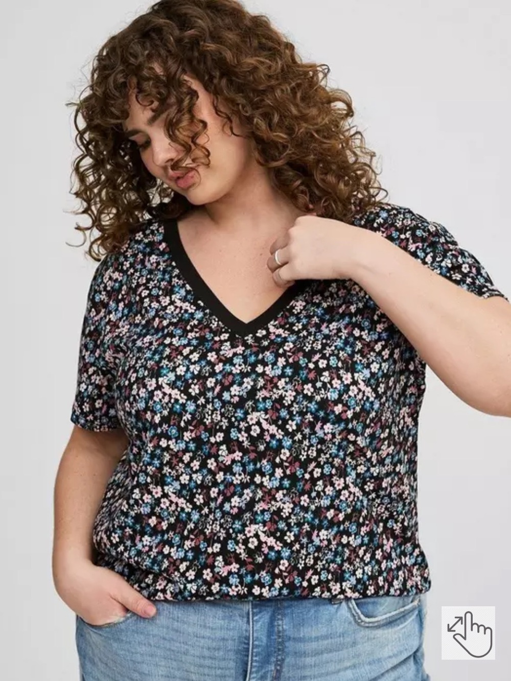 Heritage Jersey Relaxed V-Neck Tee